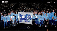 Desktop Screenshot of junge-pflege.de